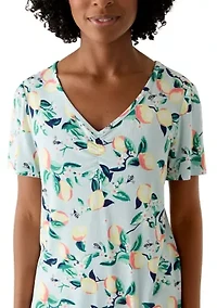 Women's Ribbed Shirt and Pants Pajama Set