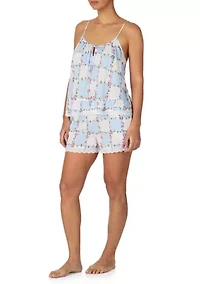 Camisole and Boxer Pajama Set