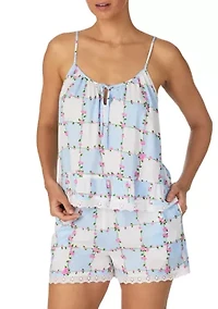 Camisole and Boxer Pajama Set