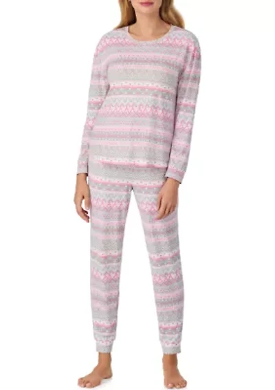 Women's Long Sleeve Top and Jogger Set