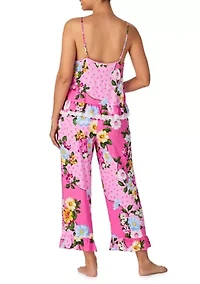 Women's Cami & Cropped Pants Sleep Set