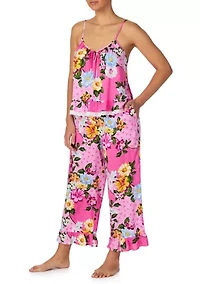 Women's Cami & Cropped Pants Sleep Set