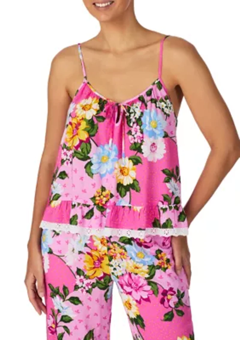 Women's Cami & Cropped Pants Sleep Set