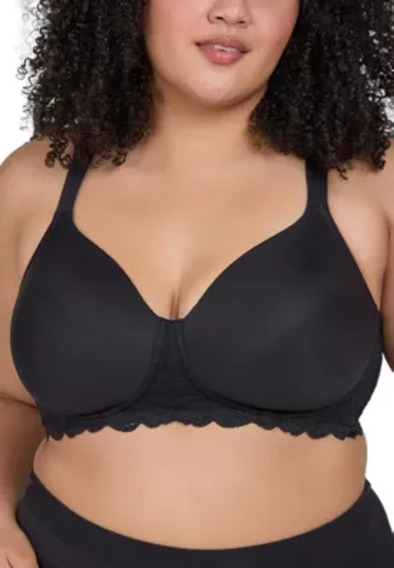 The Zoey Lace Band Molded Wireless T-Shirt Bra