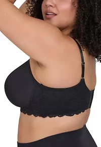 The Zoey Lace Band Molded Wireless T-Shirt Bra