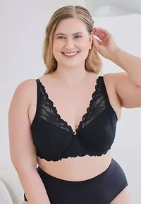 The Willow Lace Plunge Underwire Bra