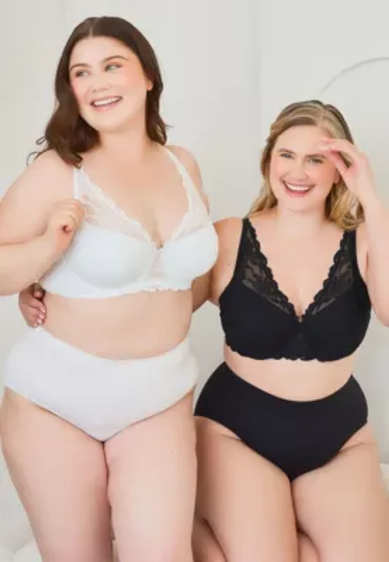 The Willow Lace Plunge Underwire Bra