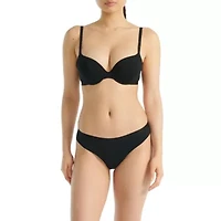 Essentials cotton 3pk low rise thong