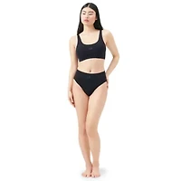 Seamless micro stretch lounge bra w/ cookies