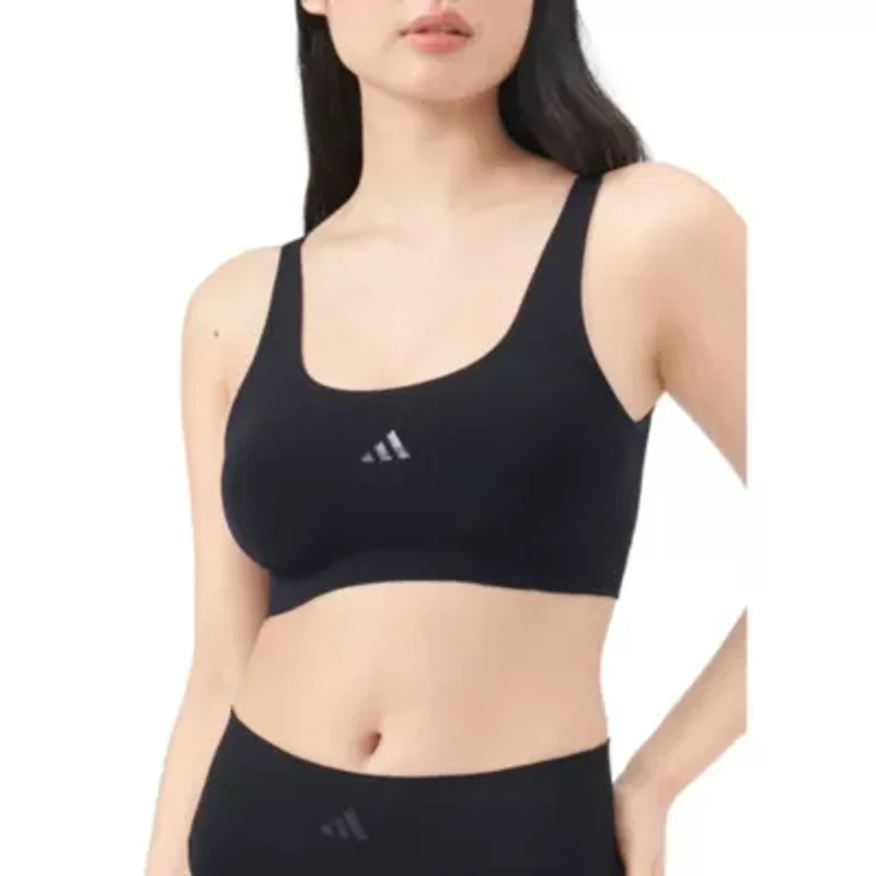 Seamless micro stretch lounge bra w/ cookies