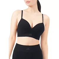 Seamless micro stretch wireless bra