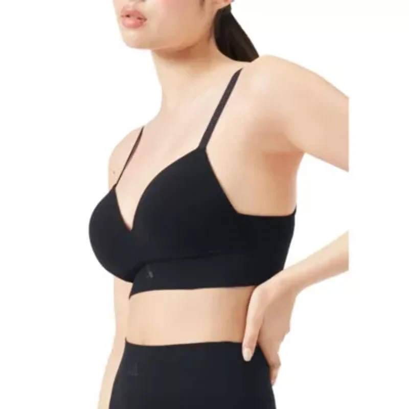 Seamless micro stretch wireless bra
