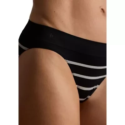 Seamless Striped Jersey Bikini Brief
