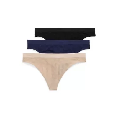 Monogram Mesh Thong 3 Pk