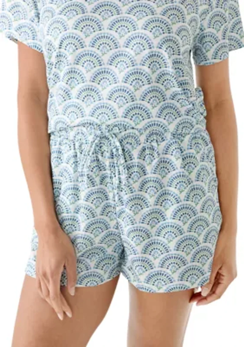 Women's Short Sleeve and Shorts Pajama Set
