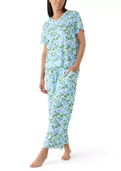 Women's Hayes Short Sleeve and Pants Sleep Set