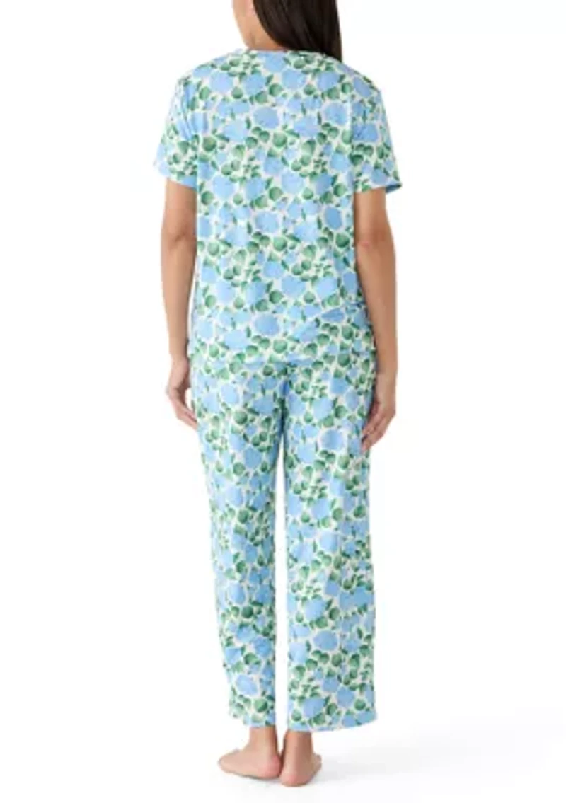 Women's Hayes Short Sleeve and Pants Sleep Set