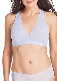 Comfort Revolution® Comfy Glam™ Plunge Lace Wirefree Bralette