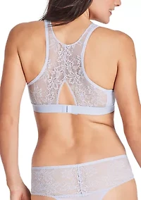 Comfort Revolution® Comfy Glam™ Plunge Lace Wirefree Bralette