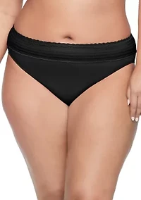 No Pinching, Problems® Dig-Free Comfort Waist Microfiber Hi-Cut Brief - 5109