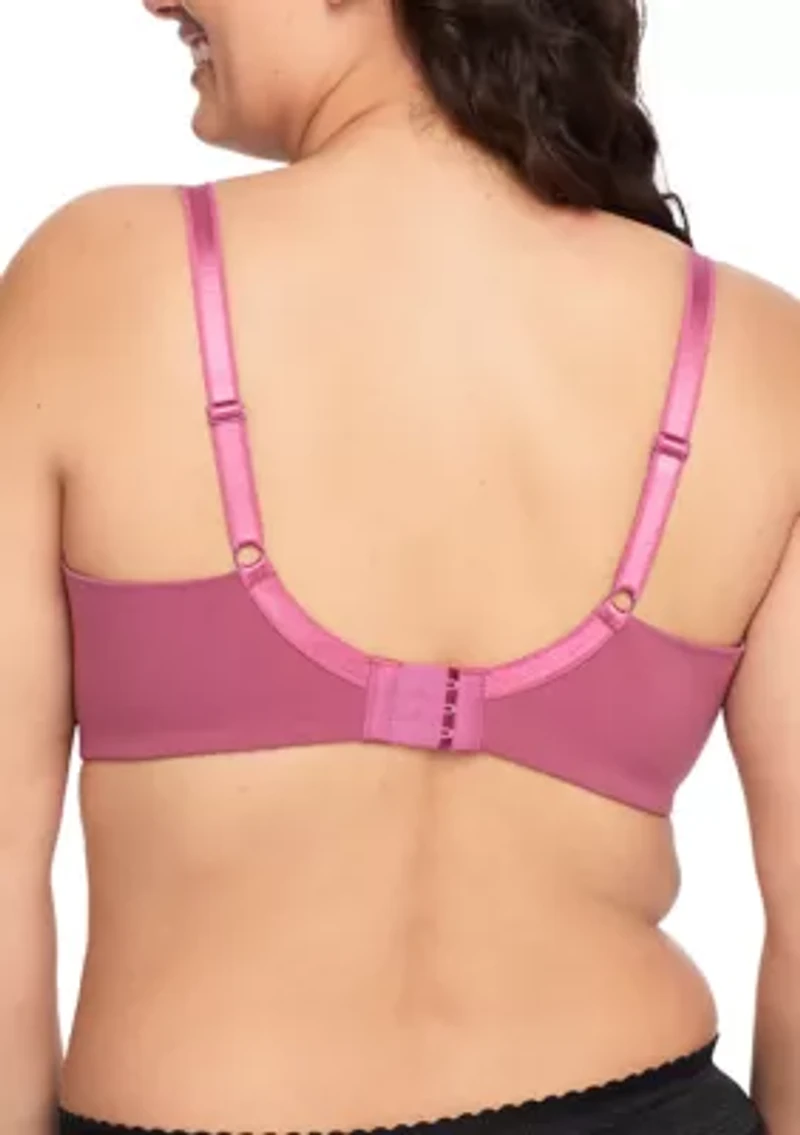 No Side Effects® Seamless Underarm-Smoothing Comfort Underwire Lightly Lined T-Shirt Bra