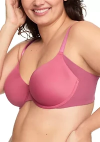 No Side Effects® Seamless Underarm-Smoothing Comfort Underwire Lightly Lined T-Shirt Bra