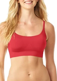 Easy Does It® Dig-Free Comfort Band with Seamless Stretch Wireless Lightly Lined Convertible Bra