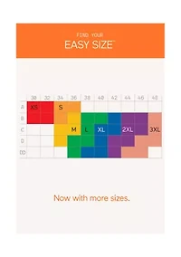 Easy Does It® Dig-Free Comfort Band with Seamless Stretch Wireless Lightly Lined Convertible Bra - RM0911A