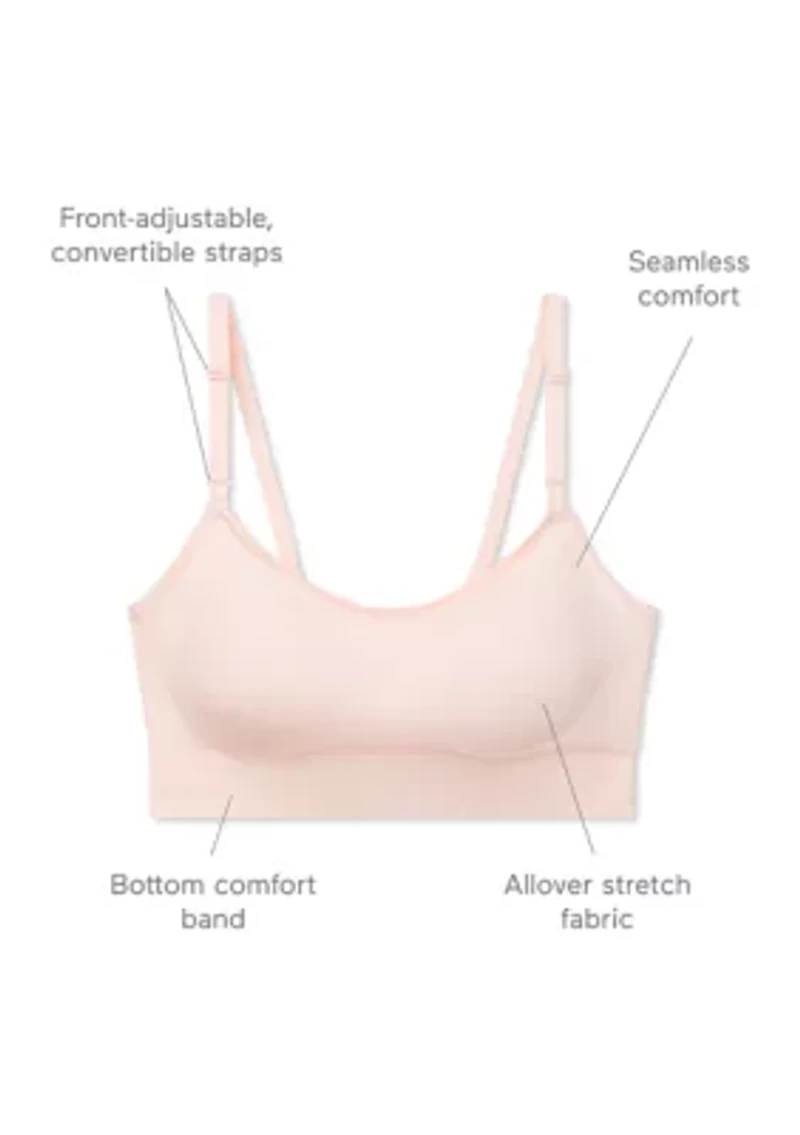 Easy Does It® Dig-Free Comfort Band with Seamless Stretch Wireless Lightly Lined Convertible Bra - RM0911A