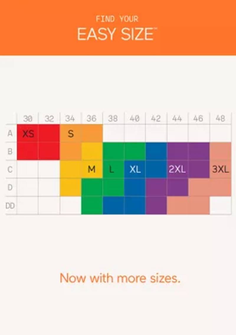 Easy Does It® Underarm-Smoothing with Seamless Stretch Wireless Lightly Lined Comfort Bra