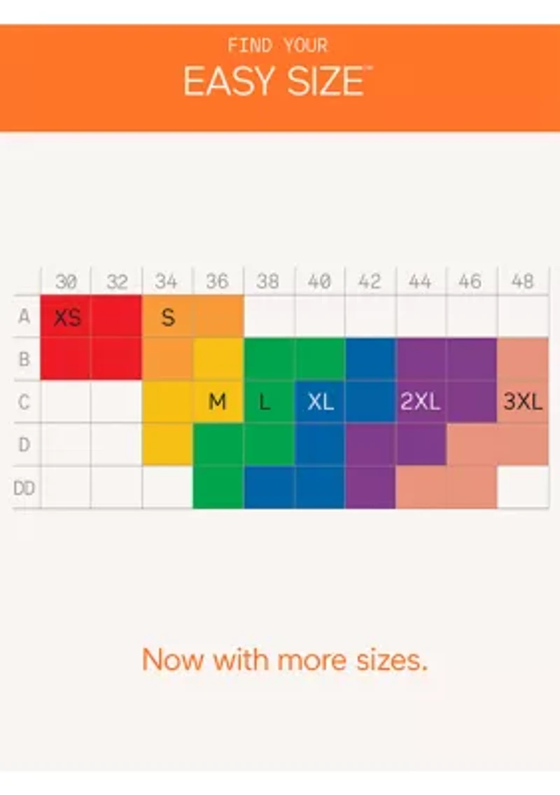 Easy Does It® Underarm-Smoothing with Seamless Stretch Wireless Lightly Lined Comfort Bra