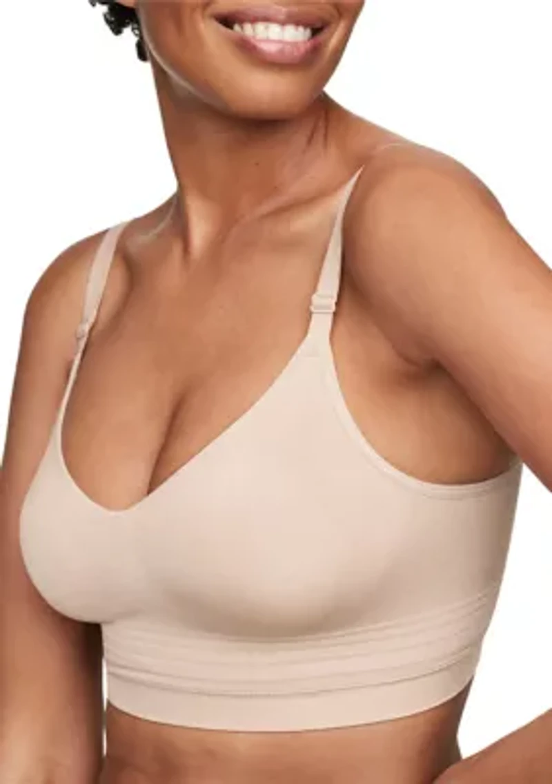 Easy Does It™ Allover Smoothing Seamless Longline Bra