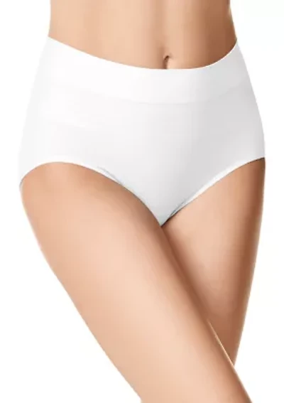 No Pinching, Problems® Dig-Free Comfort Waist with Lace Smooth and Seamless Briefs - RS1501P