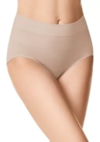 No Pinching, Problems® Dig-Free Comfort Waist with Lace Smooth and Seamless Briefs - RS1501P