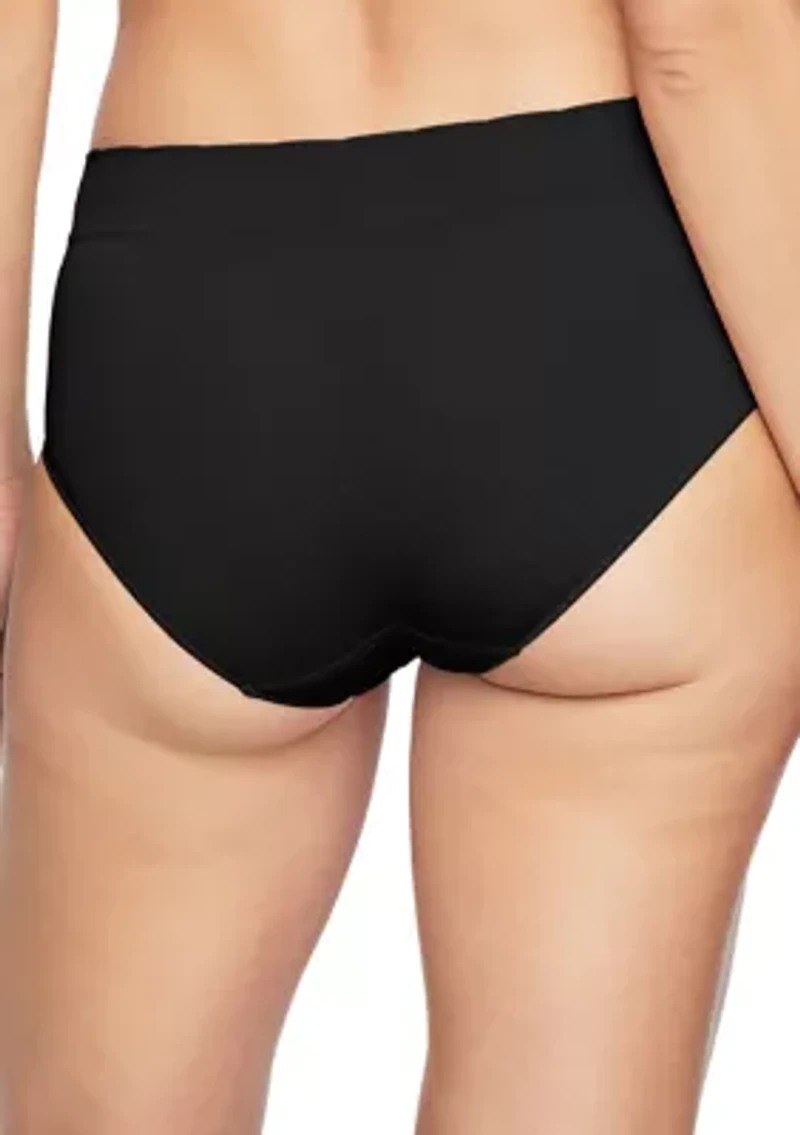 No Pinching, Problems® Dig-Free Comfort Waist with Lace Smooth and Seamless Briefs - RS1501P