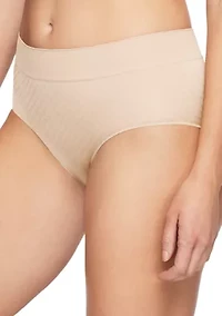 No Pinching, Problems® Dig-Free Comfort Waist with Lace Smooth and Seamless Briefs - RS1501P