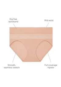 No Pinching, Problems® Dig-Free Comfort Waist Smooth and Seamless Hipsters - RU0501P
