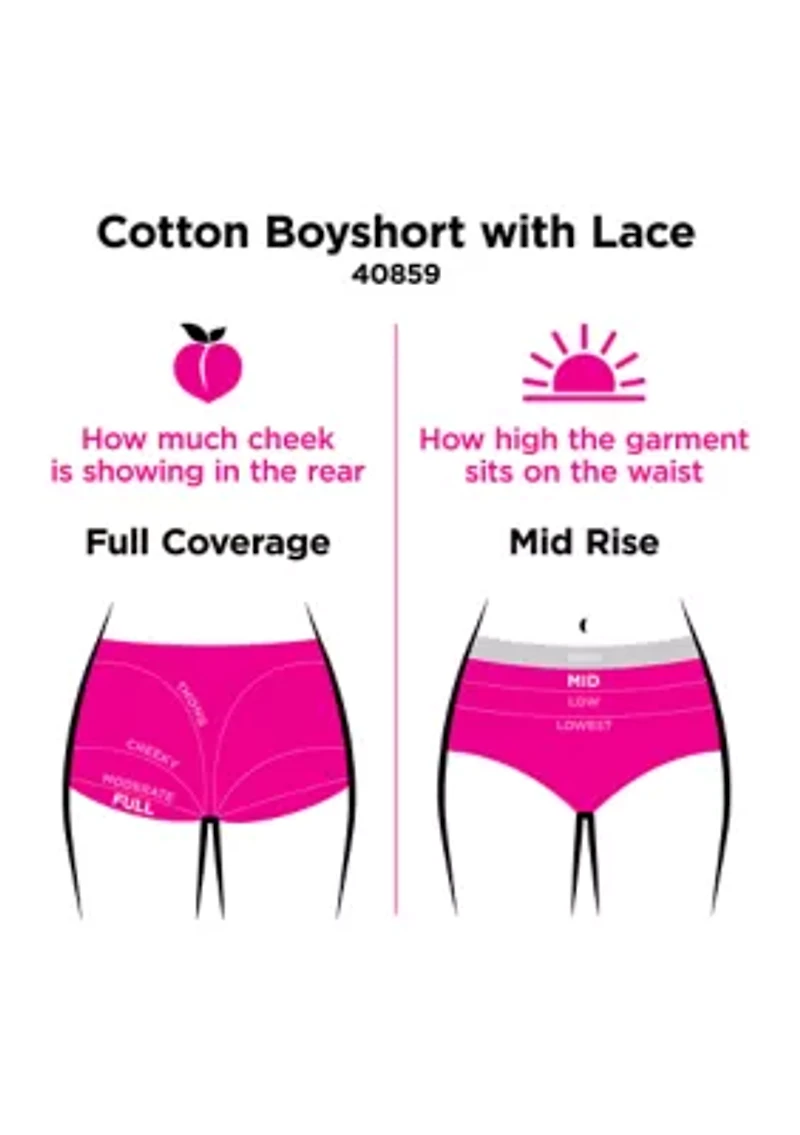 Dream Cotton Lace Boy Short