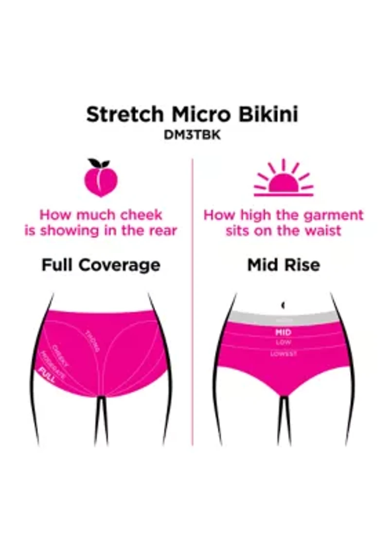 Everyday Luxe Stretch Micro Bikini, 3-Pack
