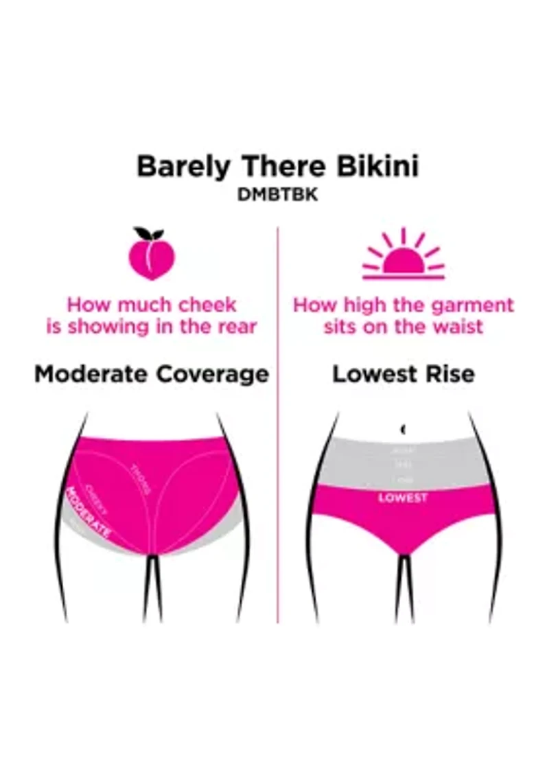 Barely There® Invisible Look Microfiber Bikini Panties