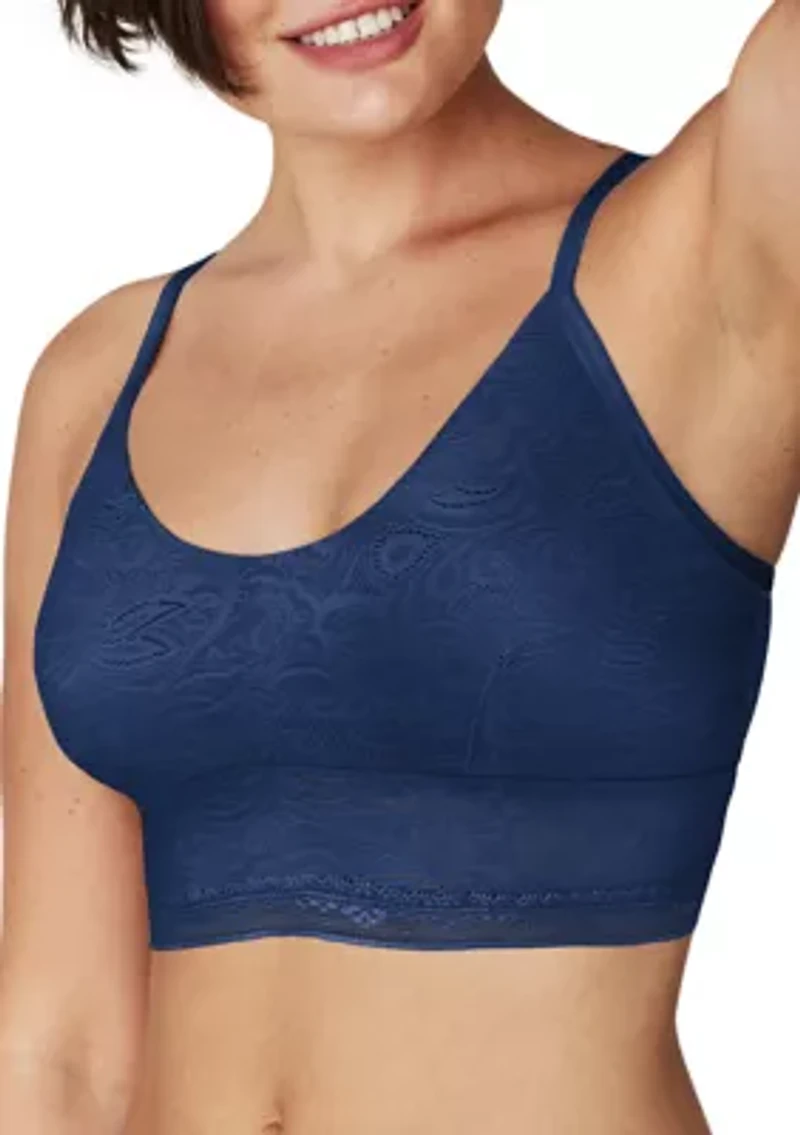 Stretch Lace Longline Bralette