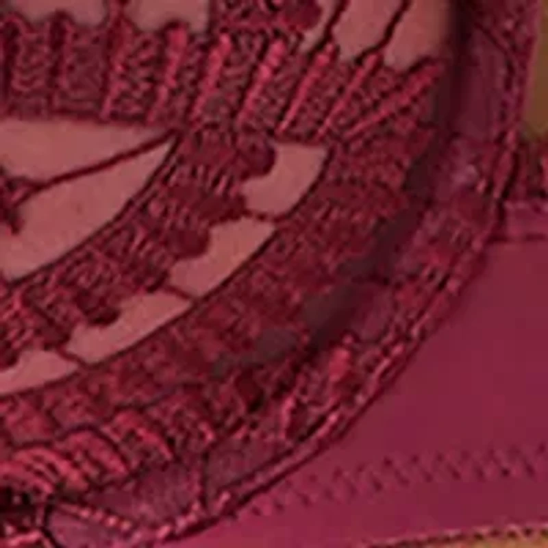 Embroidered Underwire Balconette Bra