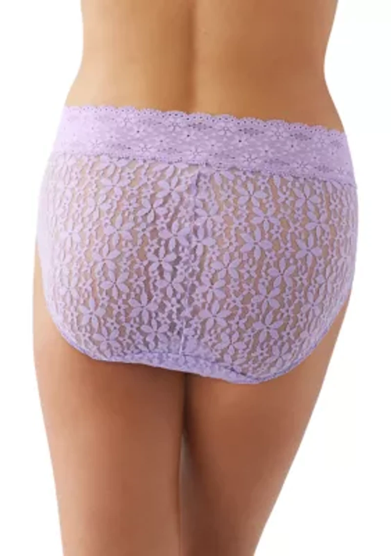 Halo Lace Hi-Cut Brief - 870305