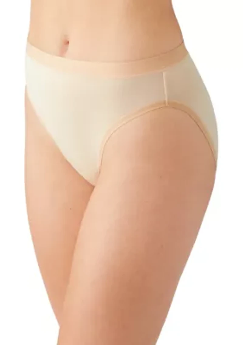 Understated Cotton High Cut Briefs