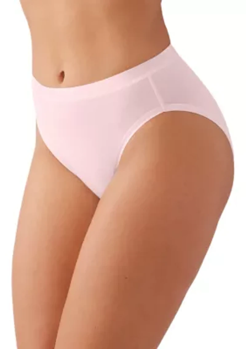 Understated Cotton High Cut Briefs