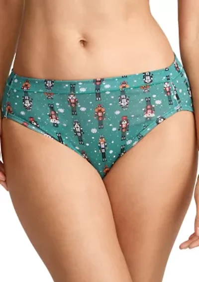 Cotton Stretch Hi Cut Briefs