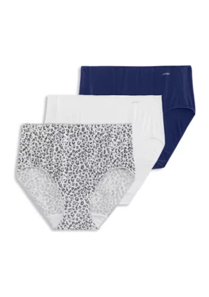 No Panty Line Promise® Tactel® Hip Briefs - 3 Pack