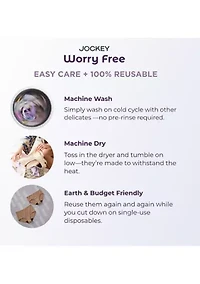 Worry Free Heavy Absorbency Hipster Panties