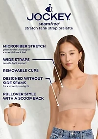 Seamfree® Stretch Tank Strap Bralette