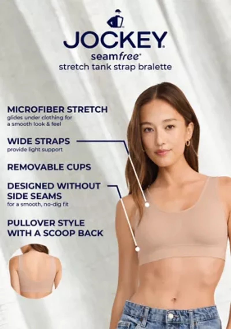 Seamfree® Stretch Tank Strap Bralette